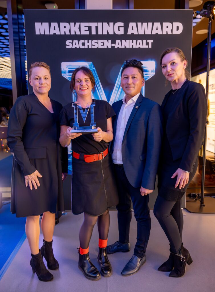 Marketingaward Sachsen-Anhalt 2024 für "Wir hören dich, Sachsen-Anhalt 2 Marketing Club Marketing Award 2024 SWM 130 Foto Andreas Lander