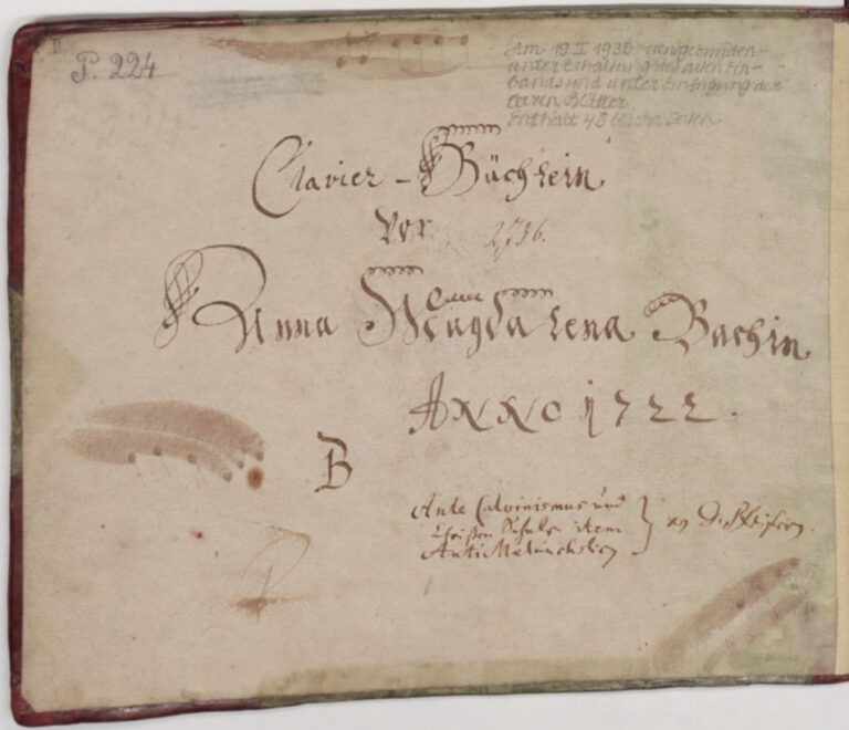 Bach, Anna Magdalena, geb. Wilcke (1701 – 1760) 3 m 2344327