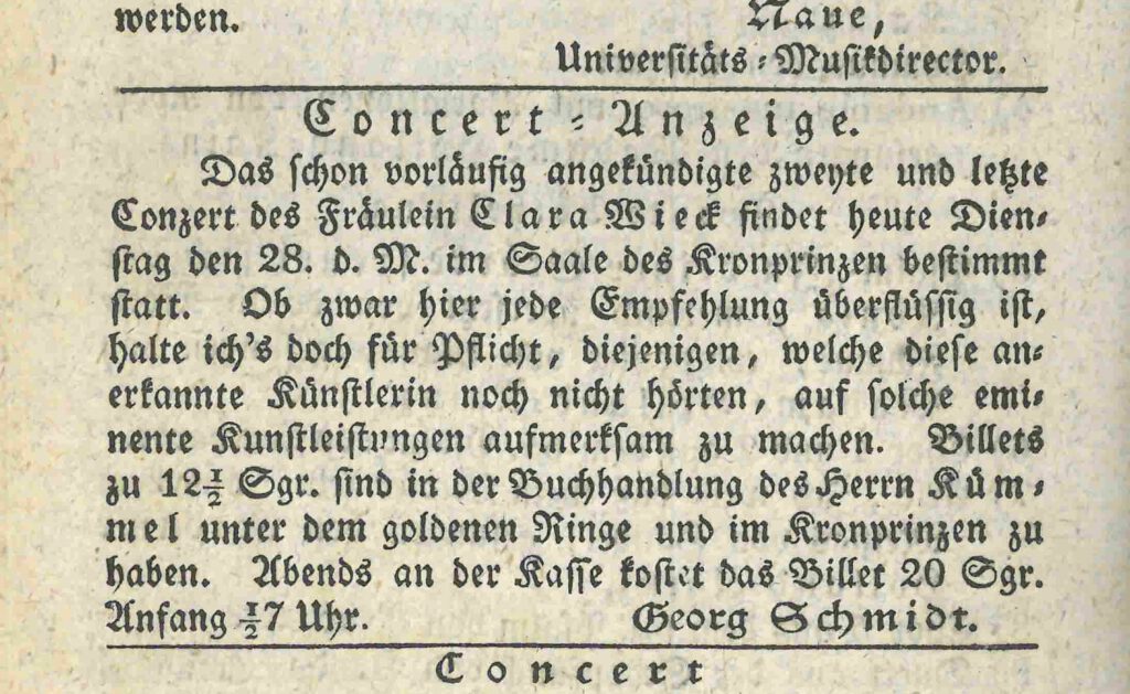 Schumann, Clara, geb. Wieck (1819 – 1896) 2 m 2344404