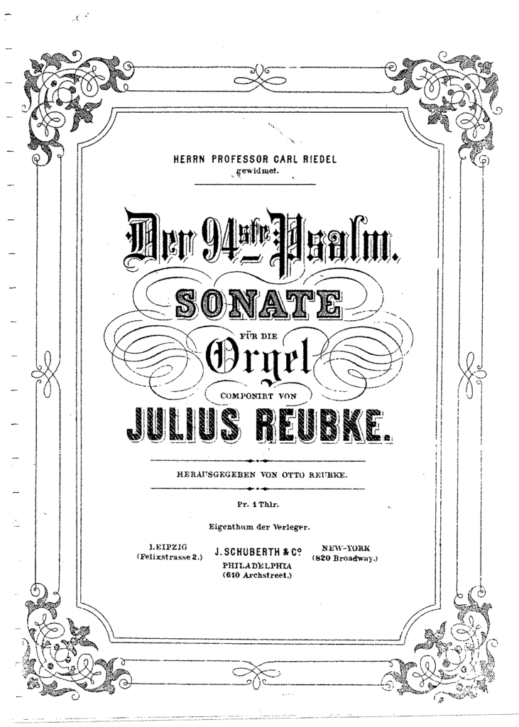 Reubke, Julius (1834 – 1858) 2 m 2345393