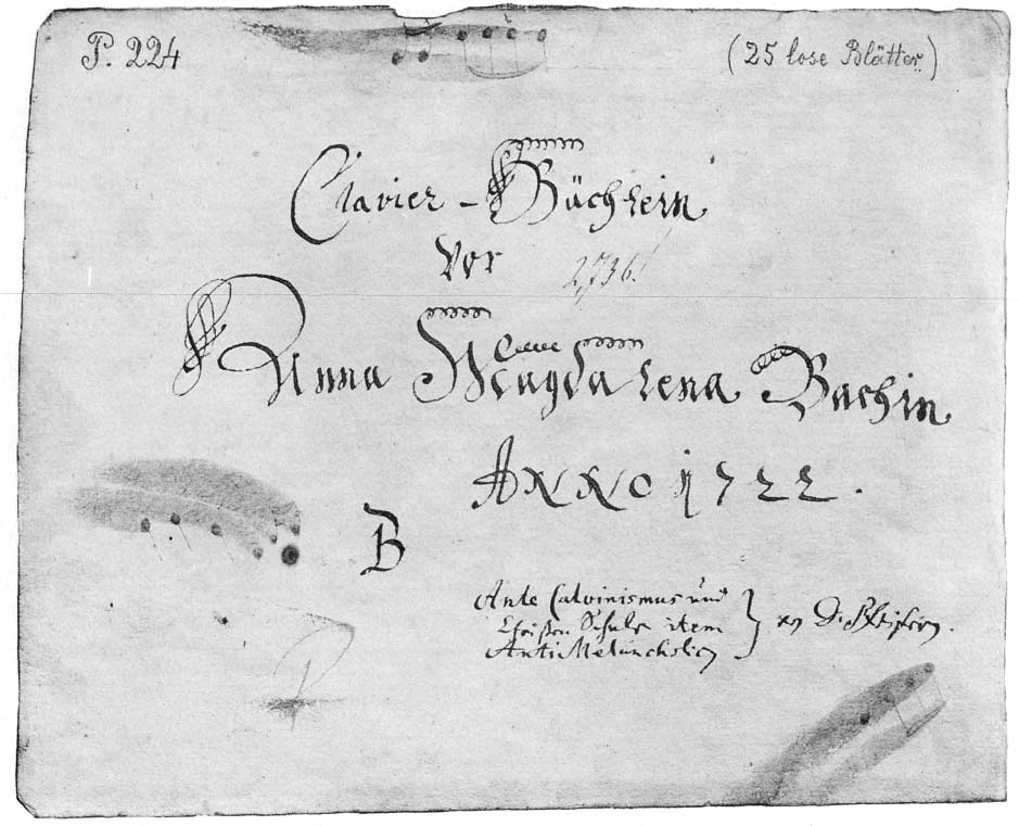 Bach, Johann Sebastian (1685 – 1750), in Köthen 3 m 2345420
