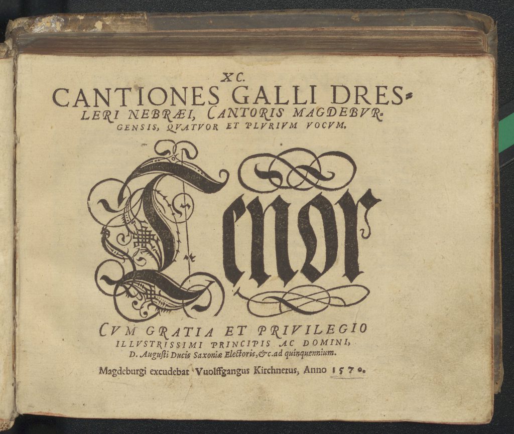 Dressler, Gallus (1533 – 1580/89) 2 m 2345522